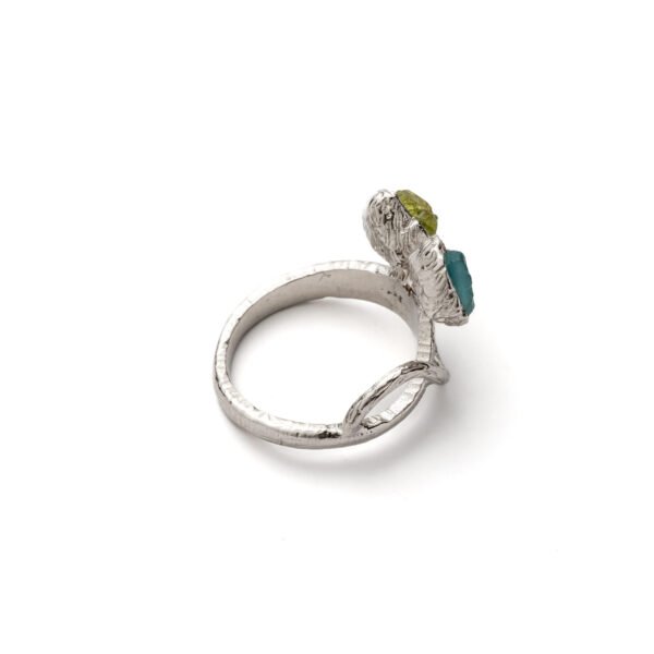 Peridot and Apatite Ring - Image 3