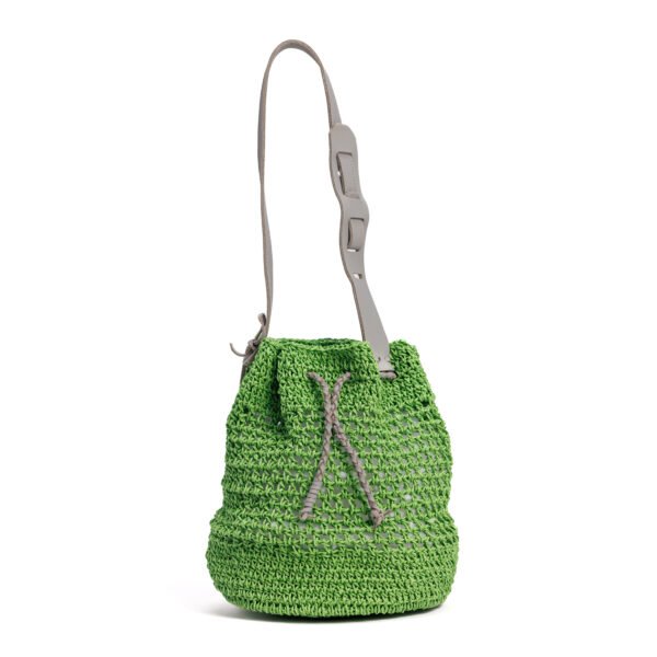 Raffia Bucket Bag