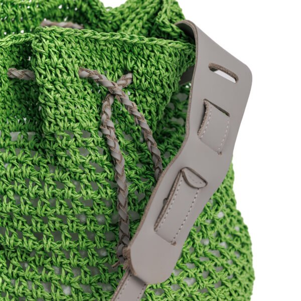 Raffia Bucket Bag - Image 2