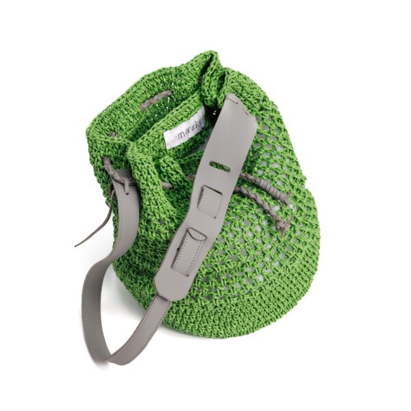 Raffia Bucket Bag - Image 3
