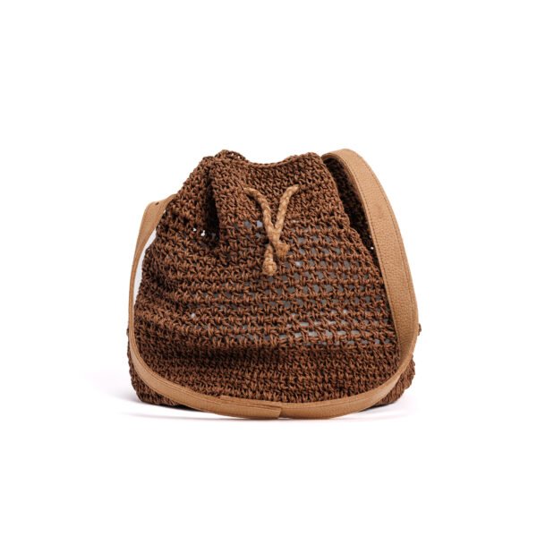 Raffia Bucket Bag