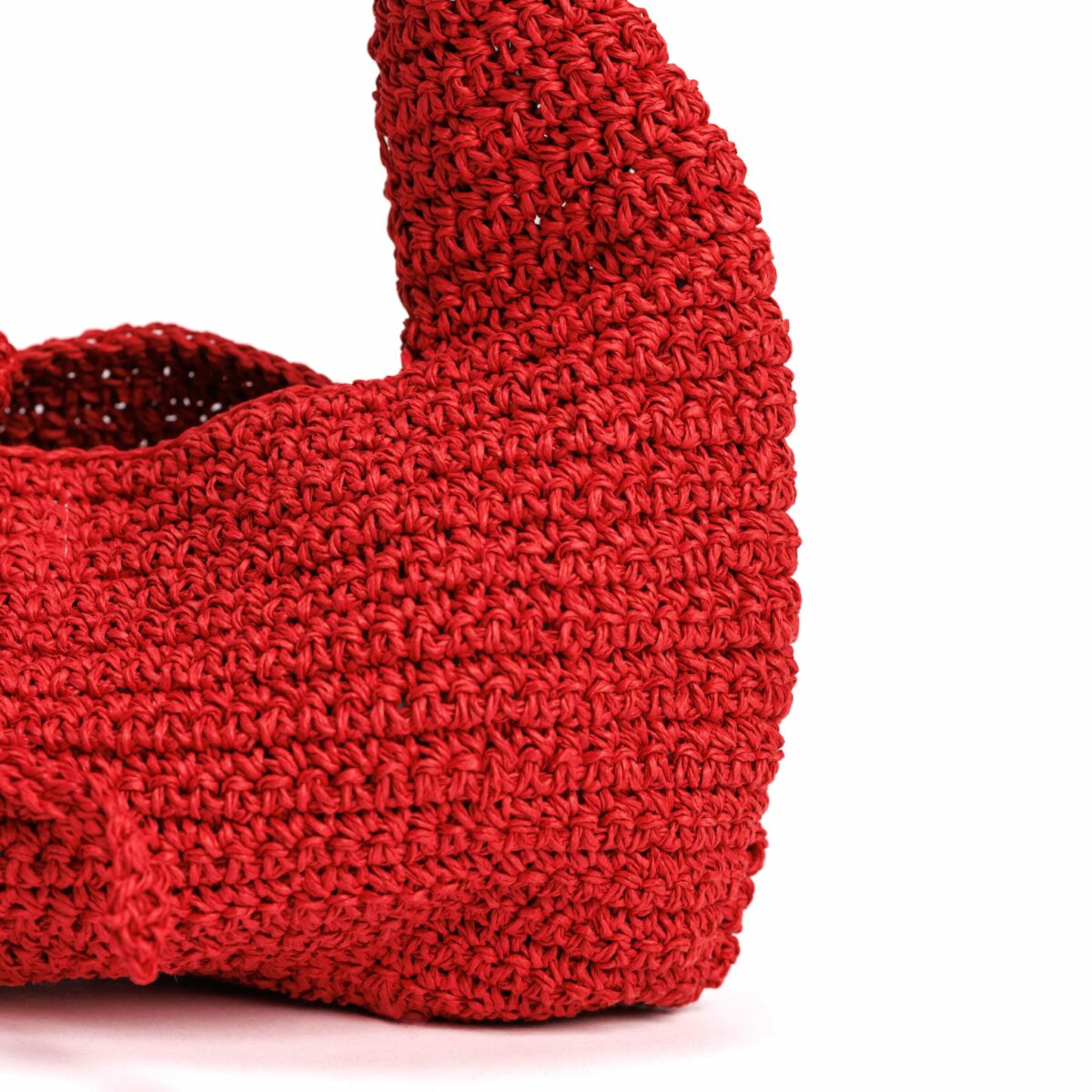Half Moon Raffia Bag - Image 4