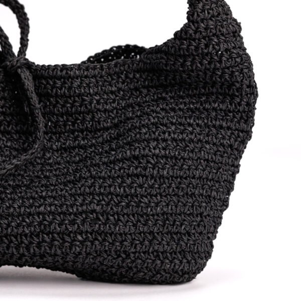 Half Moon Raffia Bag - Image 2