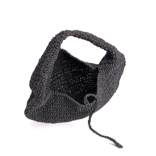 Half Moon Raffia Bag - Image 4