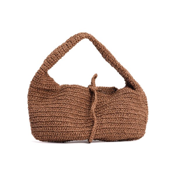 Half Moon Raffia Bag