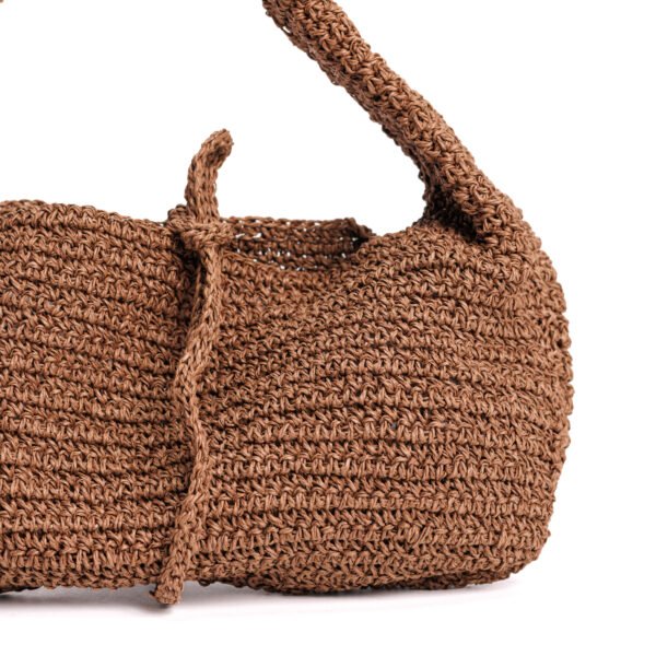 Half Moon Raffia Bag - Image 2