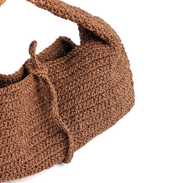 Half Moon Raffia Bag - Image 3