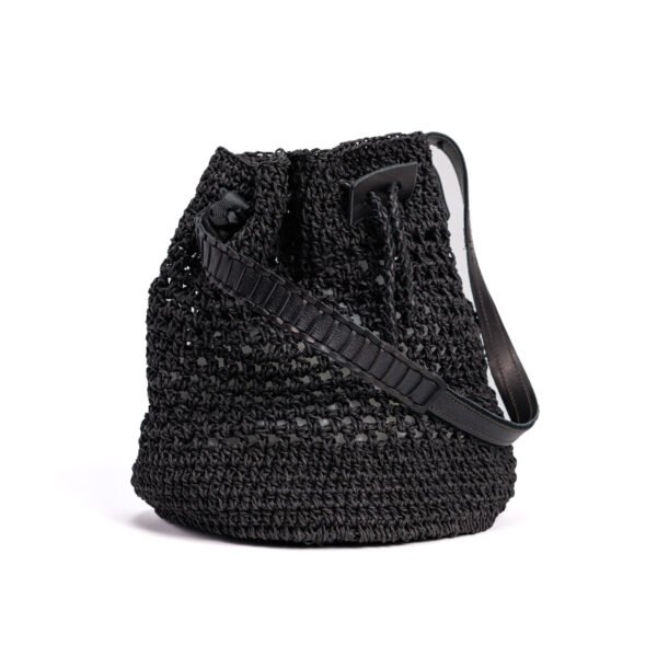 Raffia Bucket Bag - Image 2