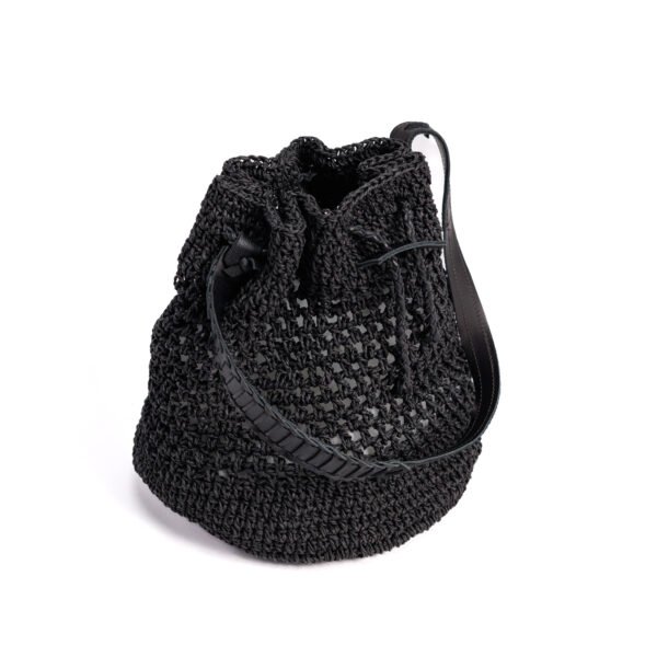 Raffia Bucket Bag - Image 5