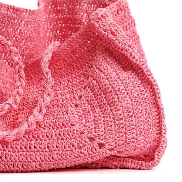 Flamingo Raffia Bag - Image 2
