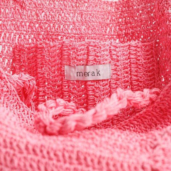 Flamingo Raffia Bag - Image 3