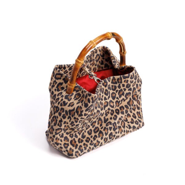 Bamboo Leopard Bag - Image 2
