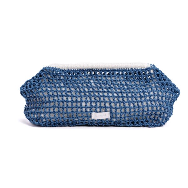 Cloud Raffia Clutch
