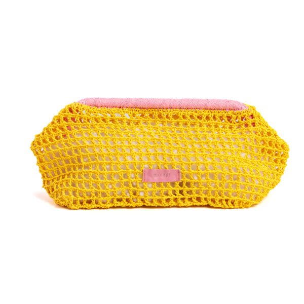 Cloud Raffia Clutch