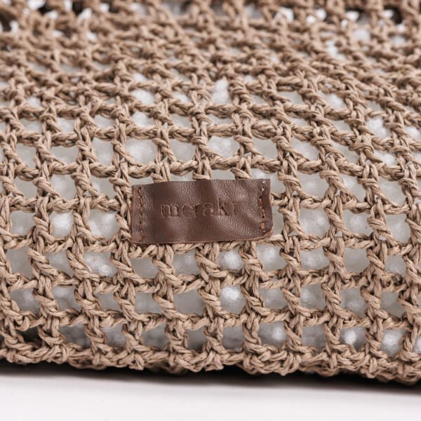 Cloud Raffia Clutch - Image 3