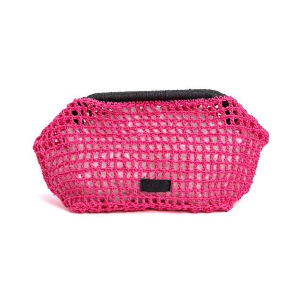 Cloud Raffia Clutch