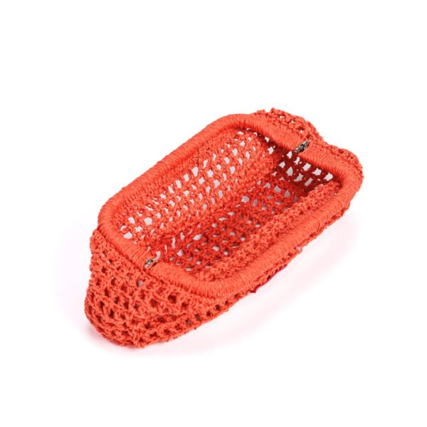 Cloud Raffia Clutch - Image 5