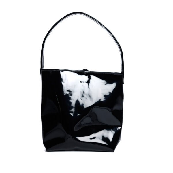 Bucket Patent Leather Bag