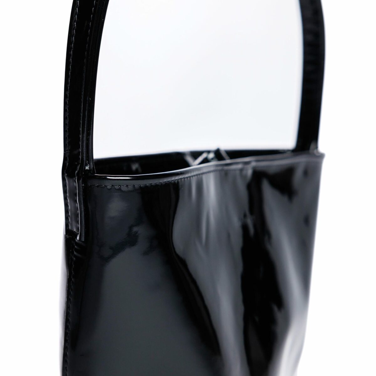 Bucket Patent Leather Bag - Image 4