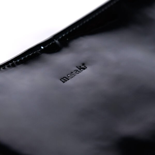 Bucket Patent Leather Bag - Image 3