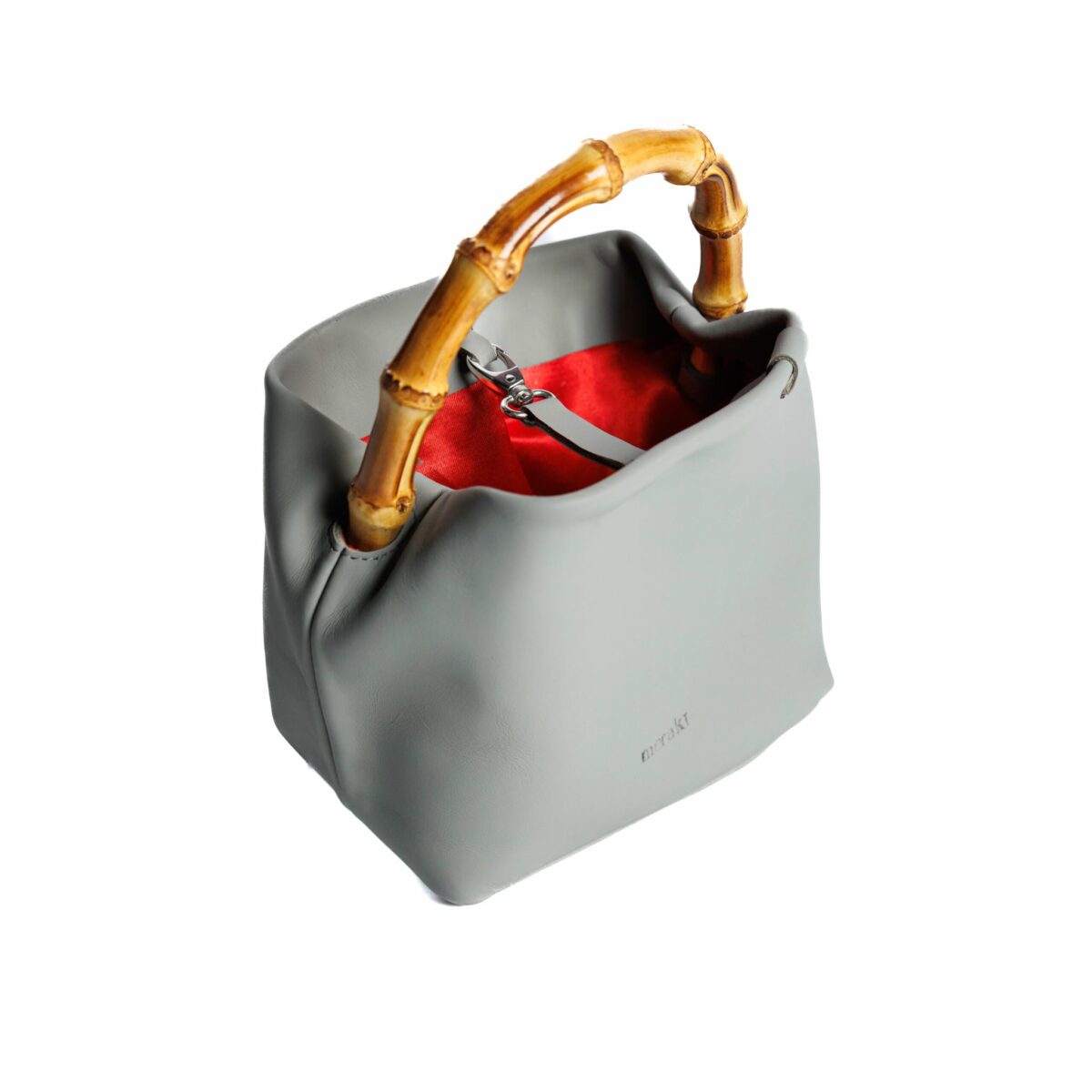Gray Bamboo Bag - Image 4