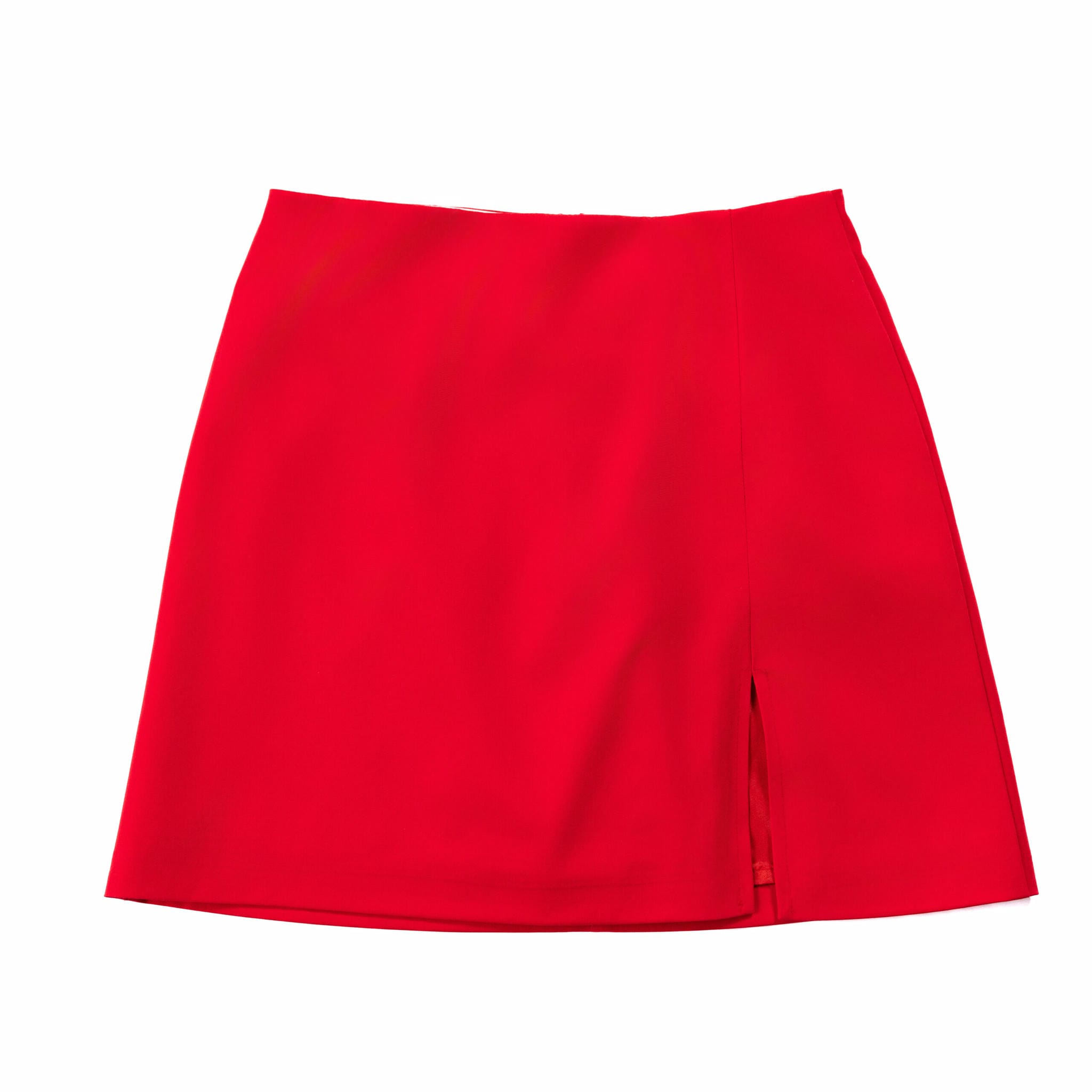 215A0347-scaled Red Wool Skirt - Image 1