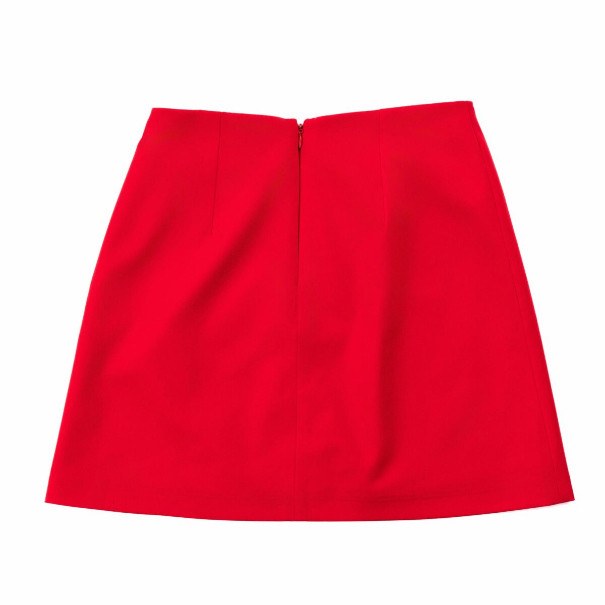 Red Wool Skirt - Image 2