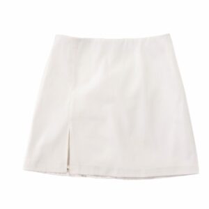 White Wool Skirt