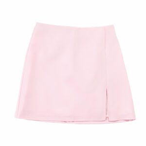 Bubble gum Pink Wool Skirt