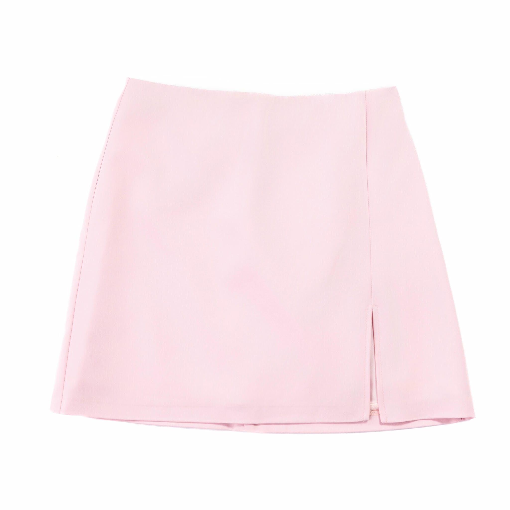 215A0359-scaled Bubble gum Pink Wool Skirt - Image 1