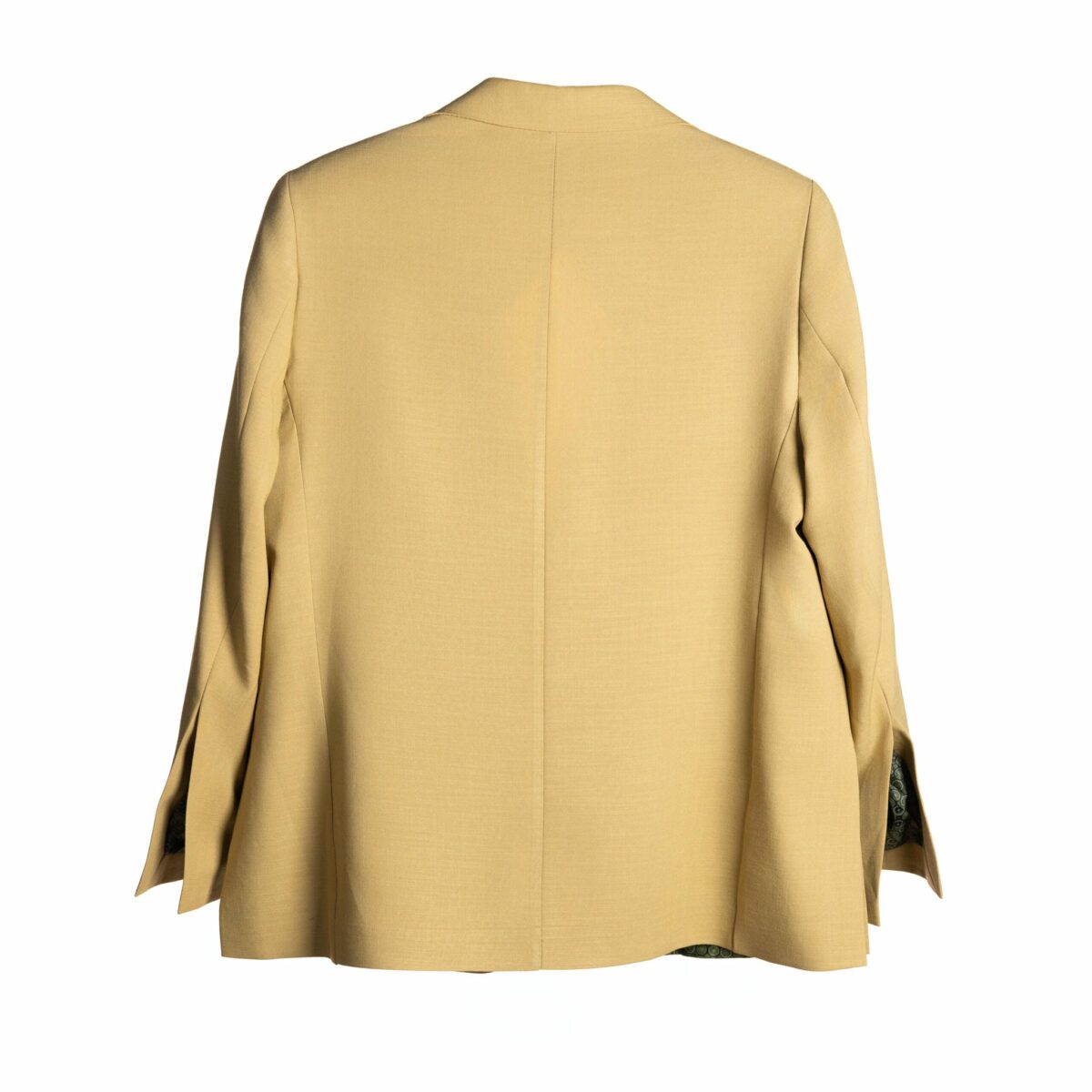 Classic Golden Moss Linen Blazer - Image 6