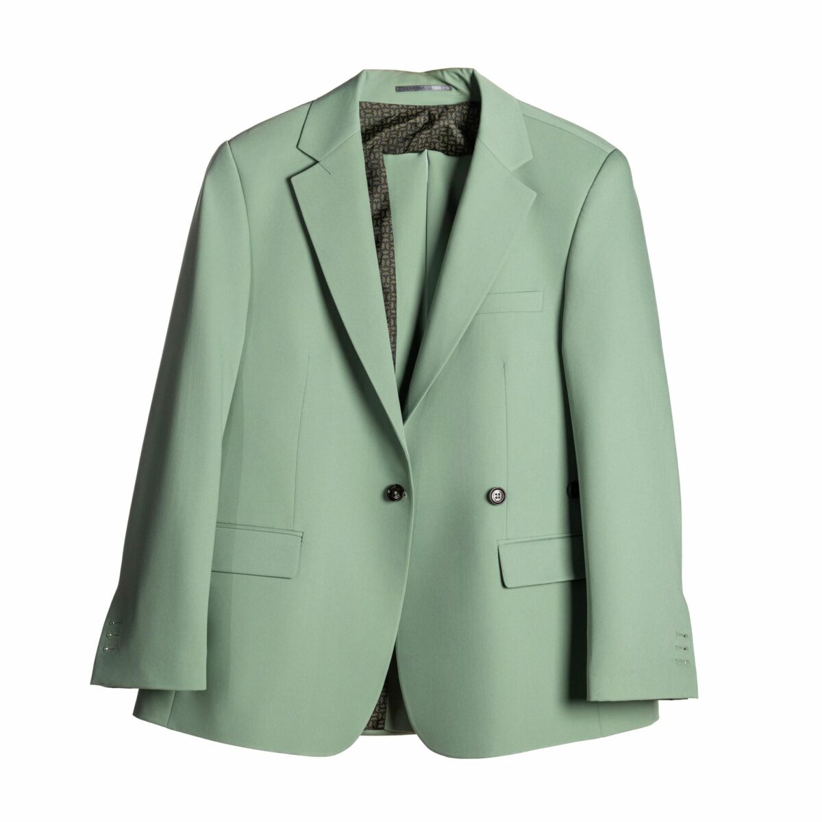 Pistachio Green Wool Blazer - Image 6