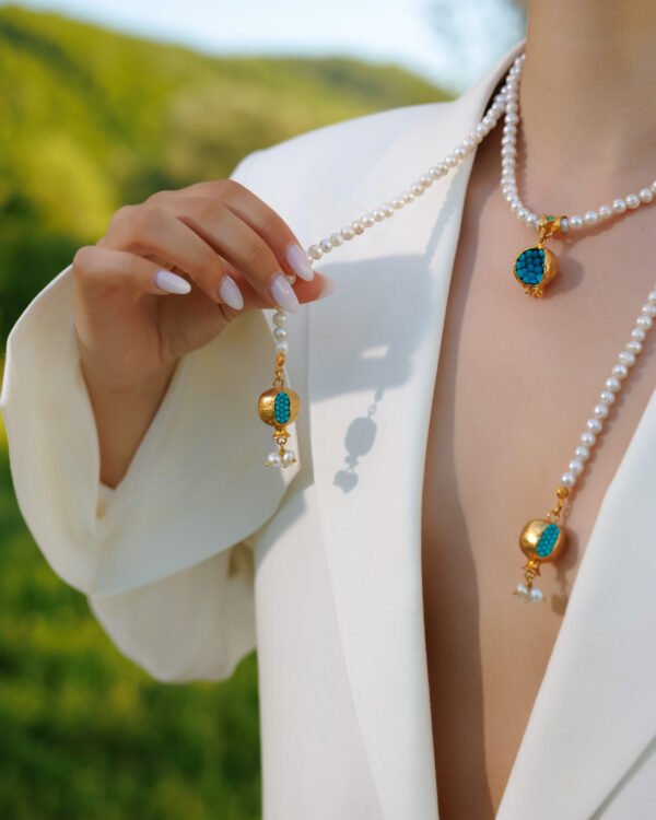 Pearls and Stones Necklace - Image 3