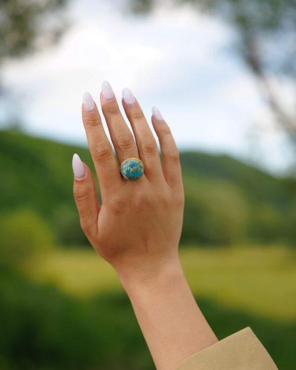 Turquoise Blue Ring - Image 2