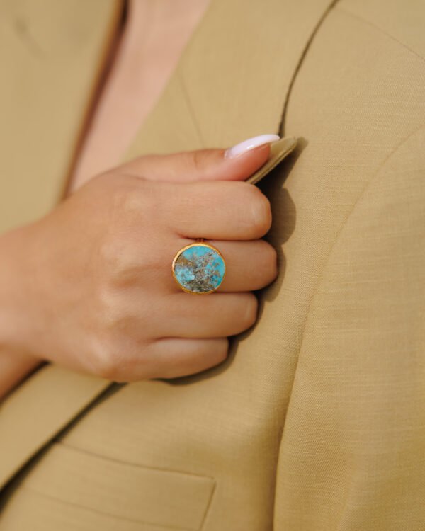 Turquoise Blue Ring - Image 2