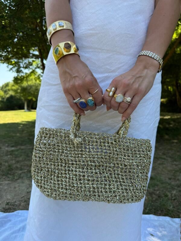 Metalic Bucket Bag - Image 2