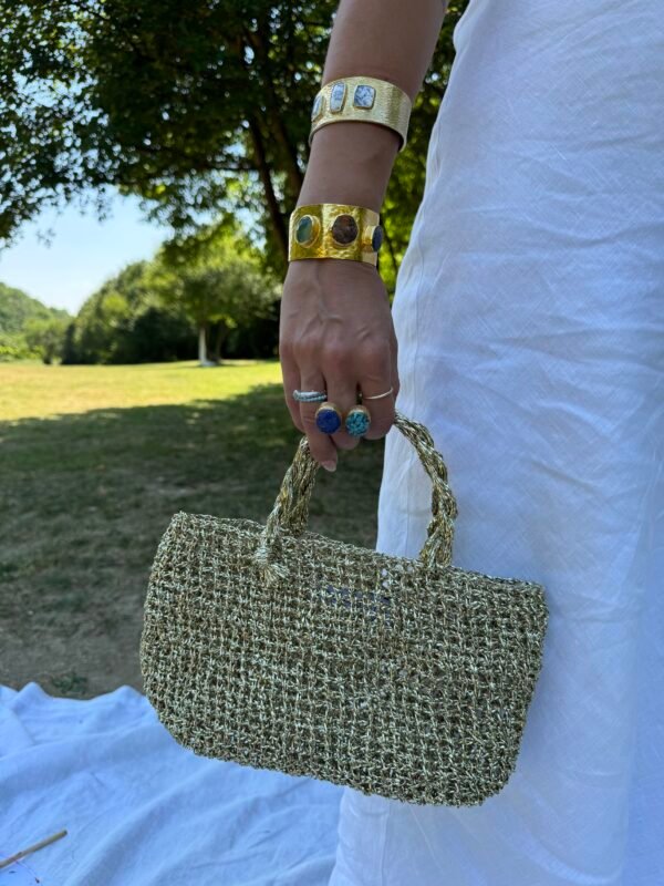 Metalic Bucket Bag - Image 3