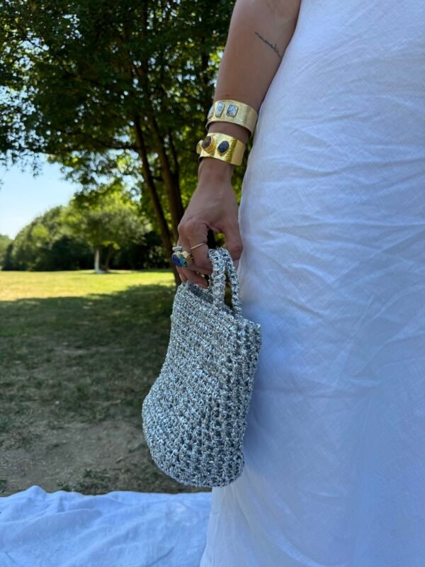 Metalic Bucket Bag - Image 3