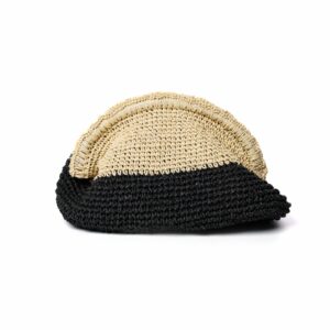 Cloud Raffia Clutch