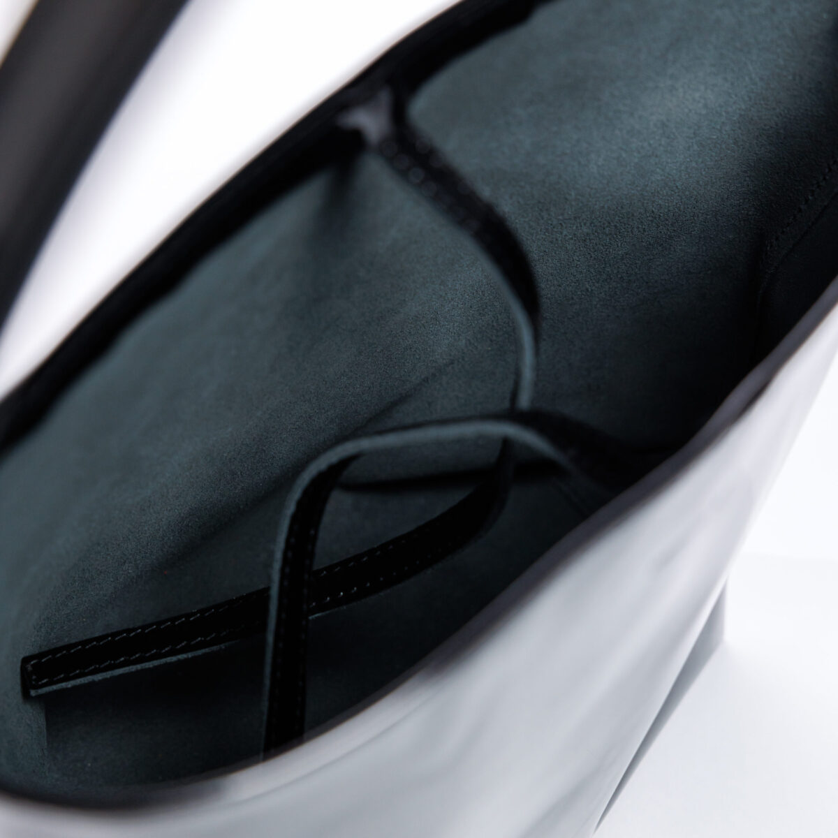 Bucket Patent Leather Bag - Image 2