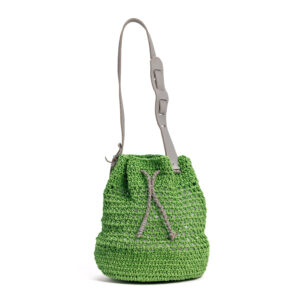 Raffia Bucket Bag