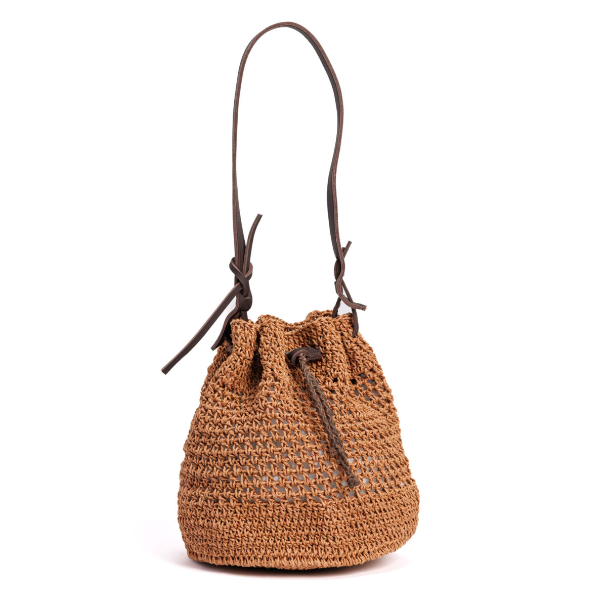 Raffia Bucket Bag - Image 2