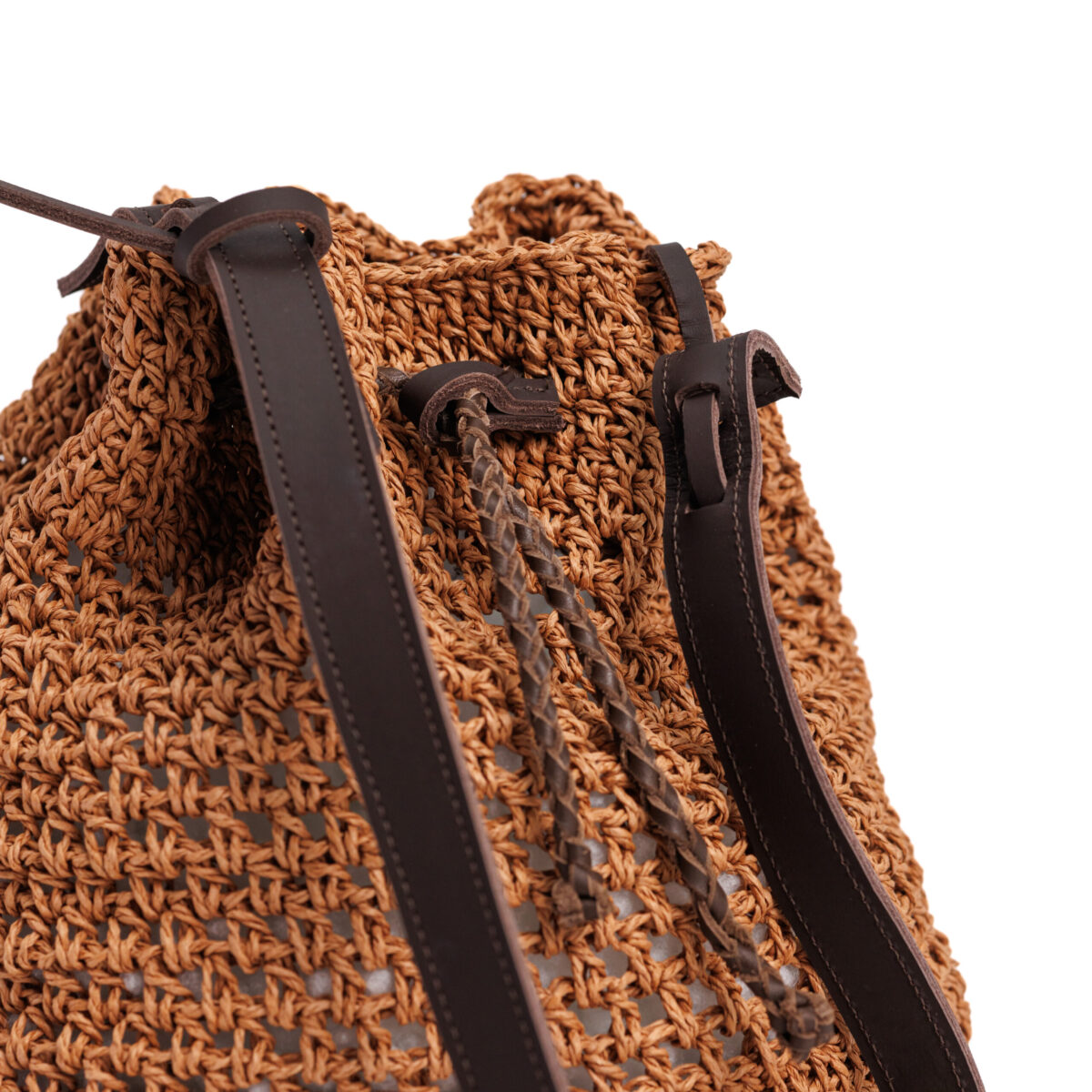 Raffia Bucket Bag - Image 3