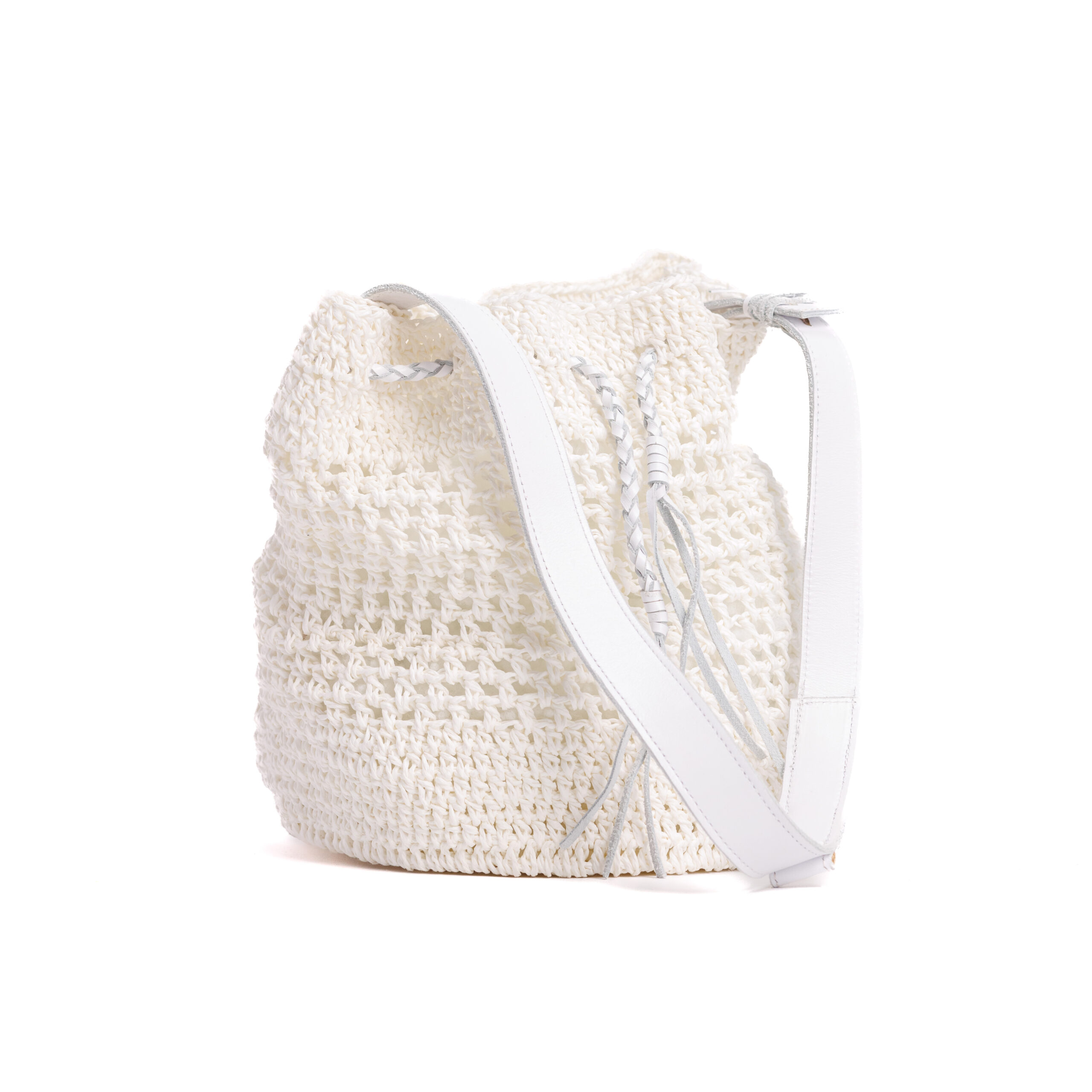 215A0232-scaled-1 Raffia Bucket Bag - Image 1