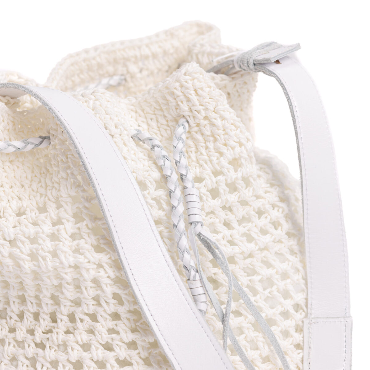 Raffia Bucket Bag - Image 3
