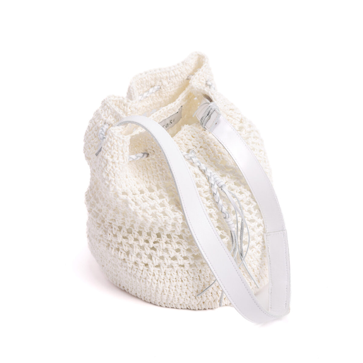 Raffia Bucket Bag - Image 5