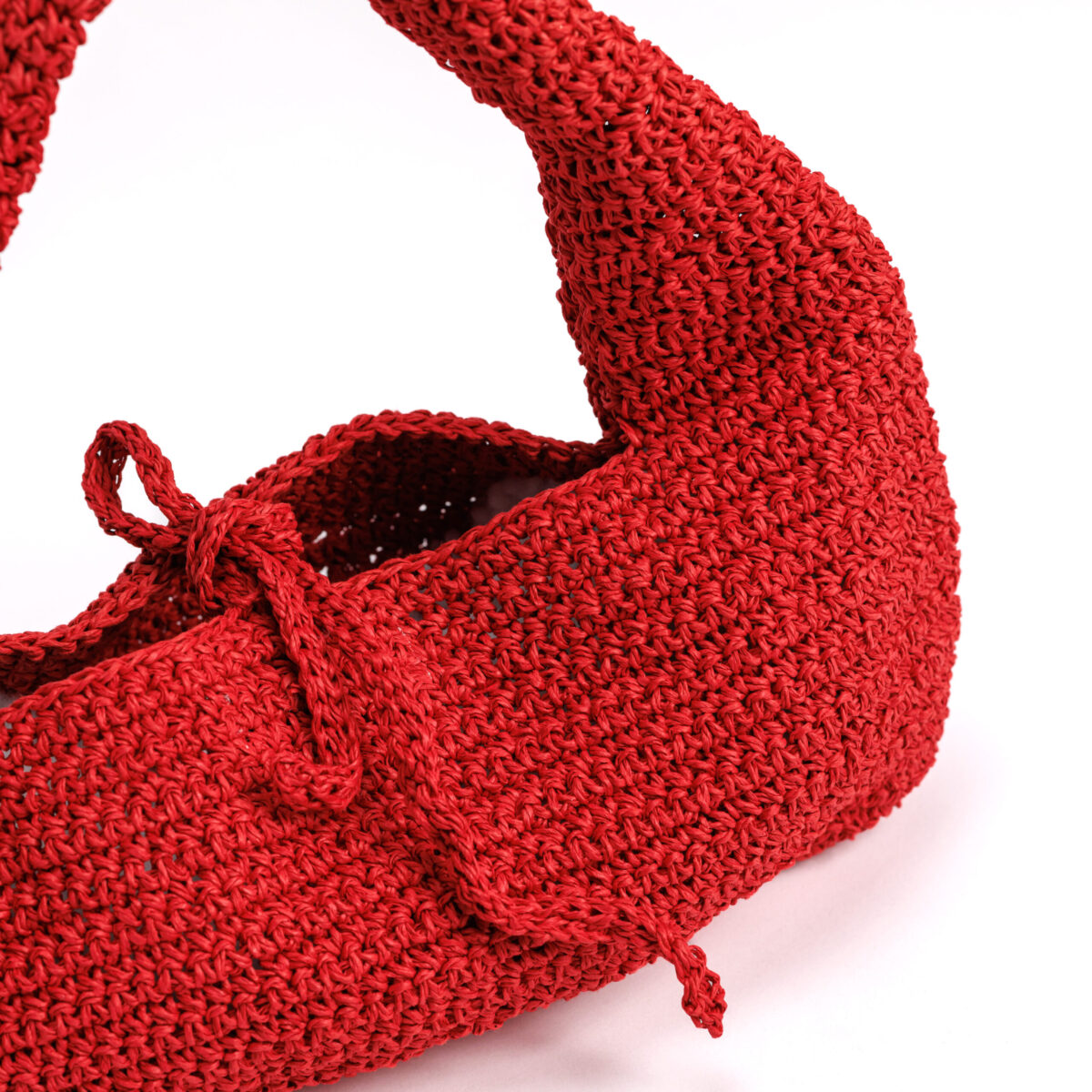 Half Moon Raffia Bag - Image 2