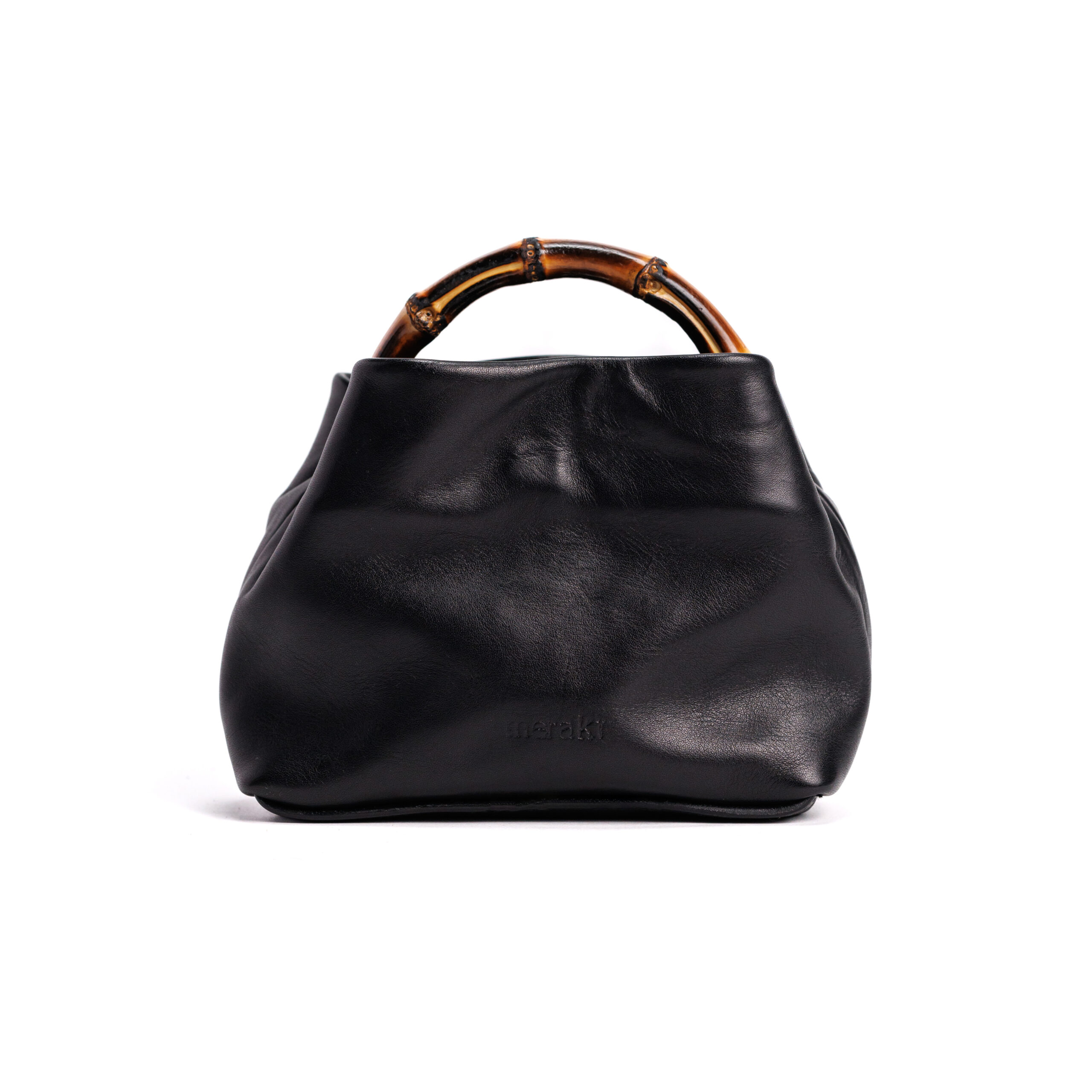 215A0386-scaled-1 Minnie Bamboo Leather Bag - Image 1