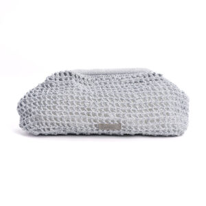 Cloud Raffia Clutch