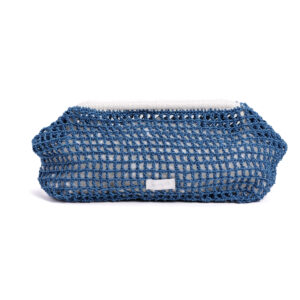 Cloud Raffia Clutch